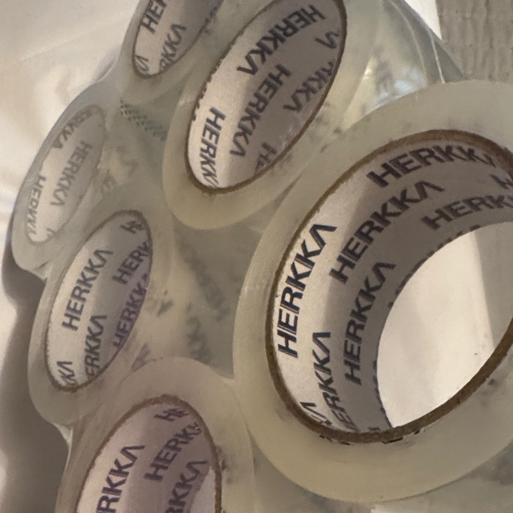 Heavy Duty Clear Packaging Tape Pack of 6 for Shipping 2” Wide, 65 Yards p/roll - Picture 2 of 2